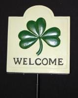 SHAMROCK WELCOME GARDEN STAKE